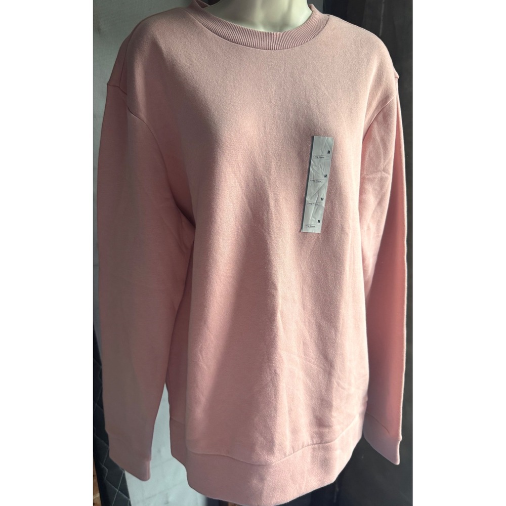 Goodfellow & Co Every Wear Fleece Crew Pink Sweatshirt Mens Medium 043 15 1205